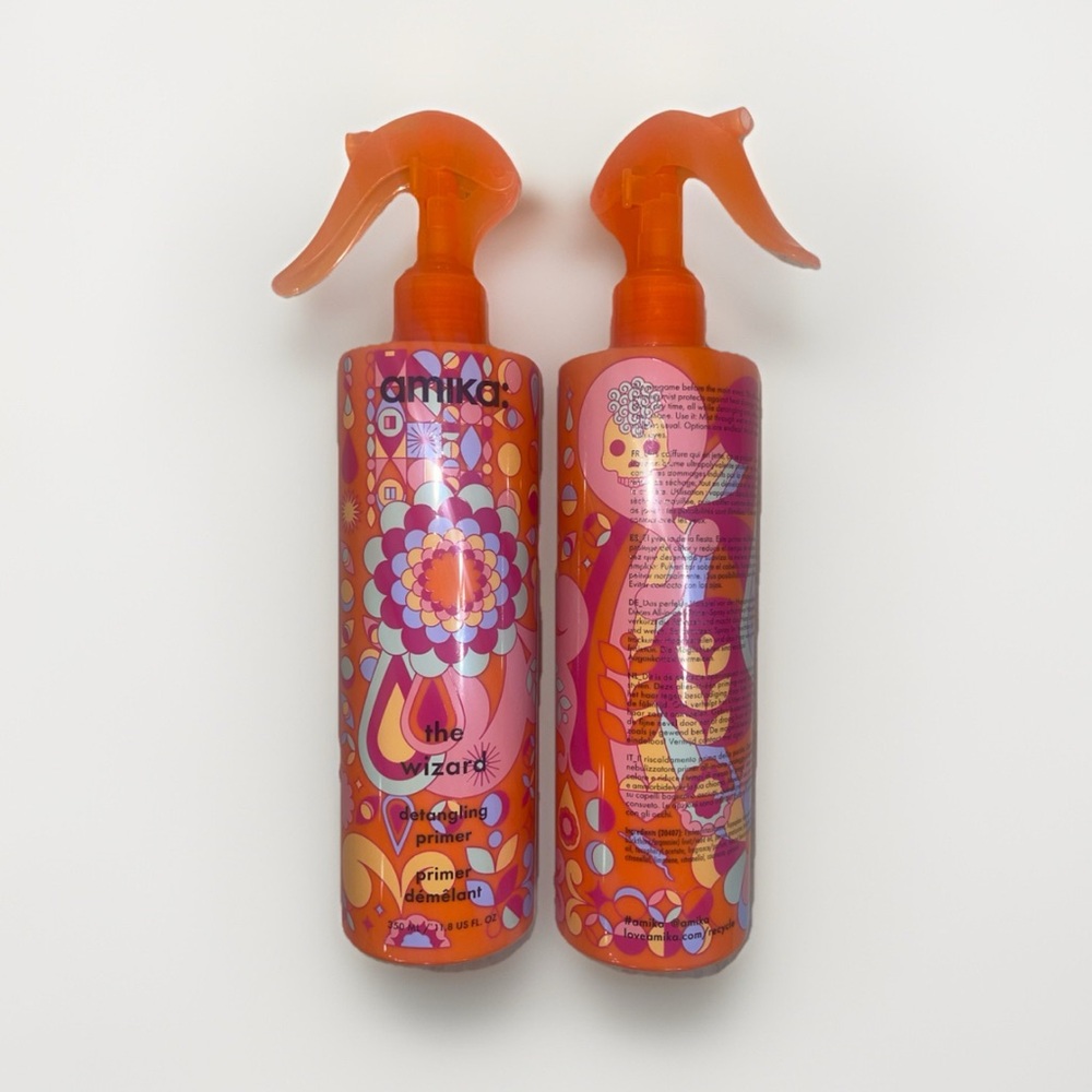 Amika The Wizard Detangling Primer. TWO 11.8oz bottles. New.Unopened.